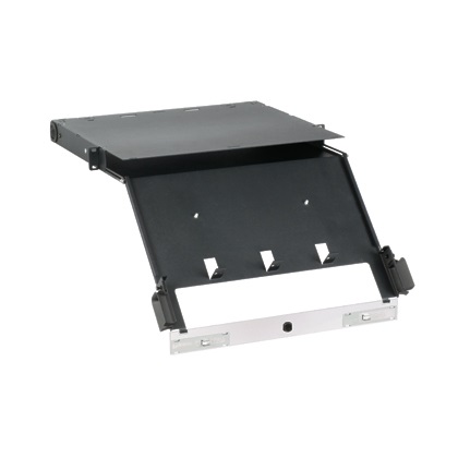 Panduit Subrack Ottico 1U QuickNet per 4 Moduli - Colore Nero