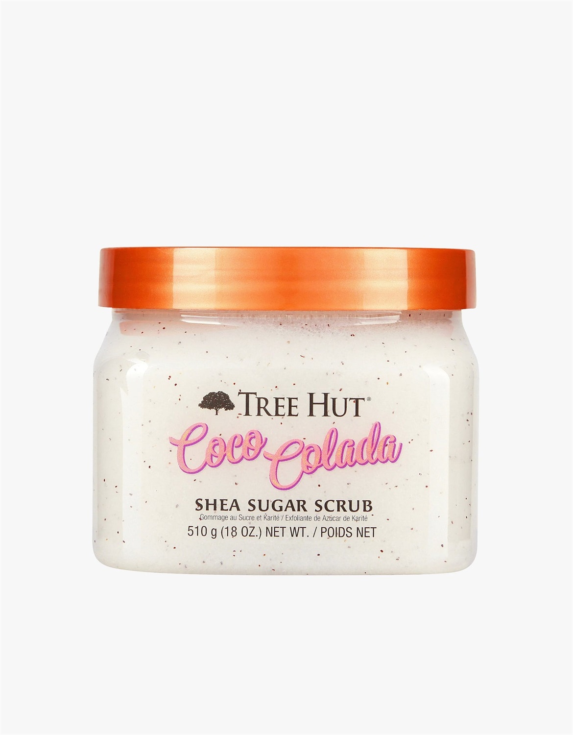Tree Hut Coco Colada Shea Sugar Scrub 510 g - Scrub Corpo Esfoliante con Zucchero e Burro di Karité per Pelle Morbida e Luminosa
