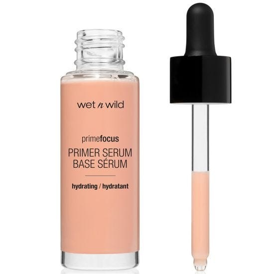 Wet n Wild Prime Focus Primer Serum 30 ml - Siero Idratante a Base d'Acqua con Acqua di Rosa e Estratti Nutrienti
