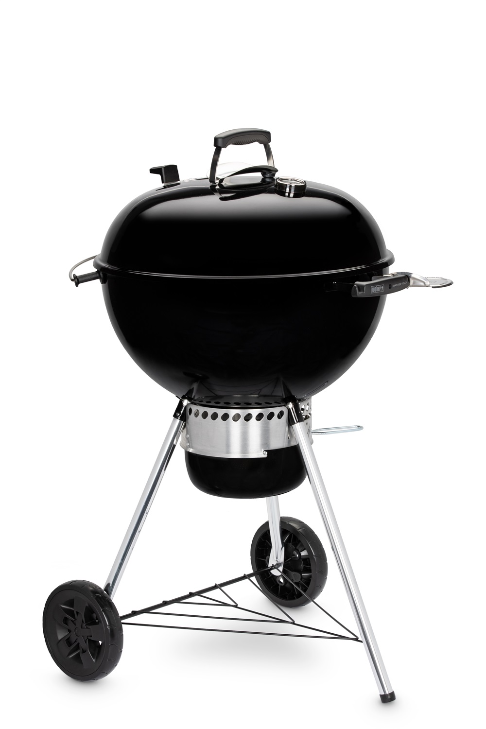 Weber Master-Touch GBS E-5750 Barbecue a Carbone 57 cm con Carrello Nero e Argento