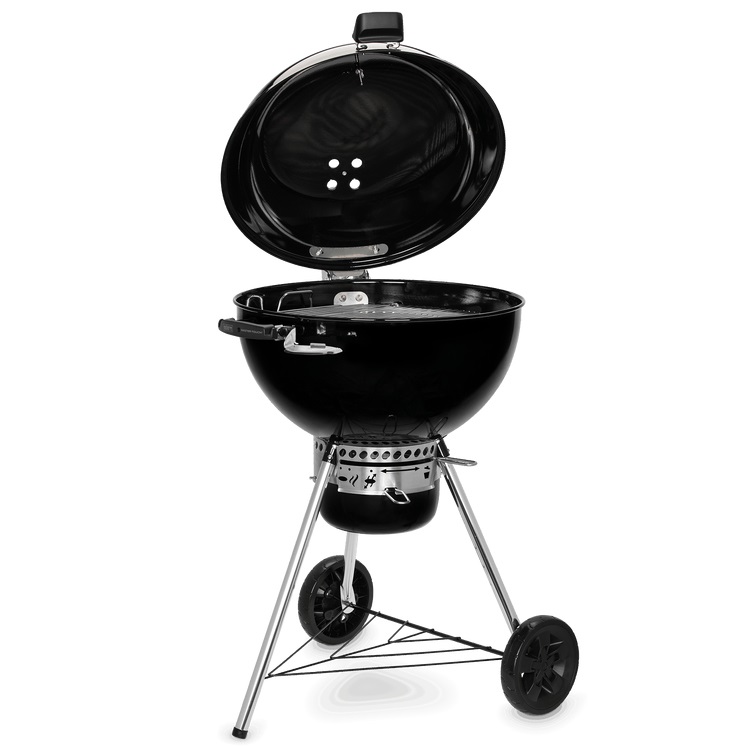 Weber Master-Touch Premium E-5770 Barbecue a Carbone Ø 57 cm, 2342 cm², Nero e Argento