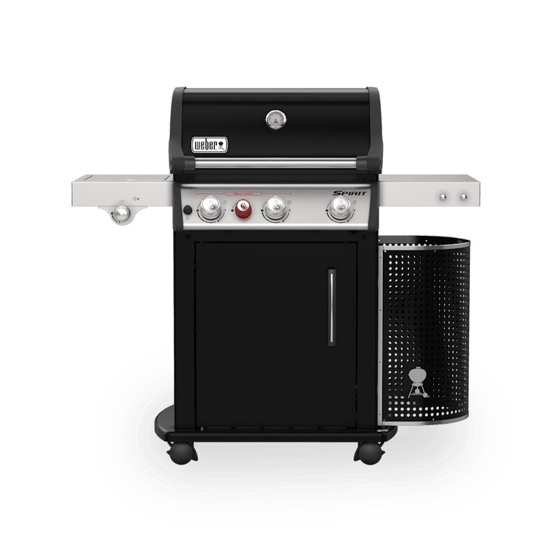 Weber Spirit EP-335 Premium GBS Barbecue a Gas con 3 Bruciatori, Sear Station, Fornello Laterale, Griglie in Ghisa Smaltata, Carrello Chiuso, Potenza 9380 W