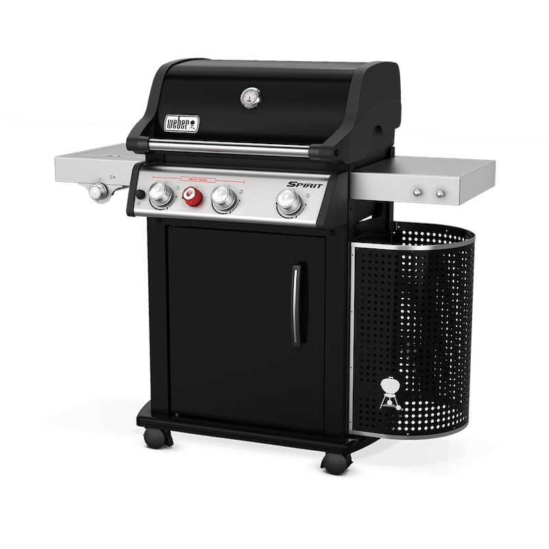 Weber Spirit EP-335 Premium GBS Barbecue a Gas con 3 Bruciatori, Sear Station, Fornello Laterale, Griglie in Ghisa Smaltata, Carrello Chiuso, Potenza 9380 W