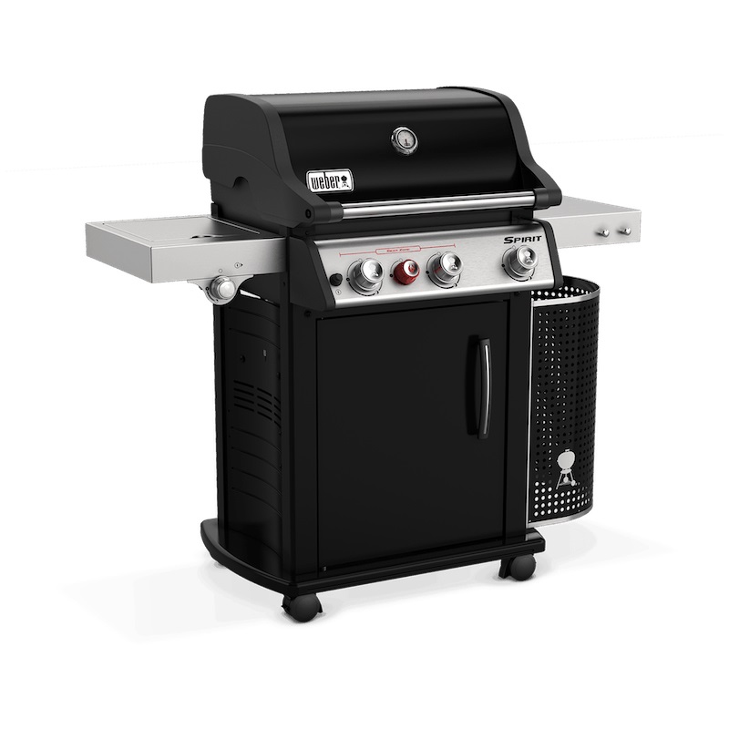 Weber Spirit EP-335 Premium GBS Barbecue a Gas con 3 Bruciatori, Sear Station, Fornello Laterale, Griglie in Ghisa Smaltata, Carrello Chiuso, Potenza 9380 W
