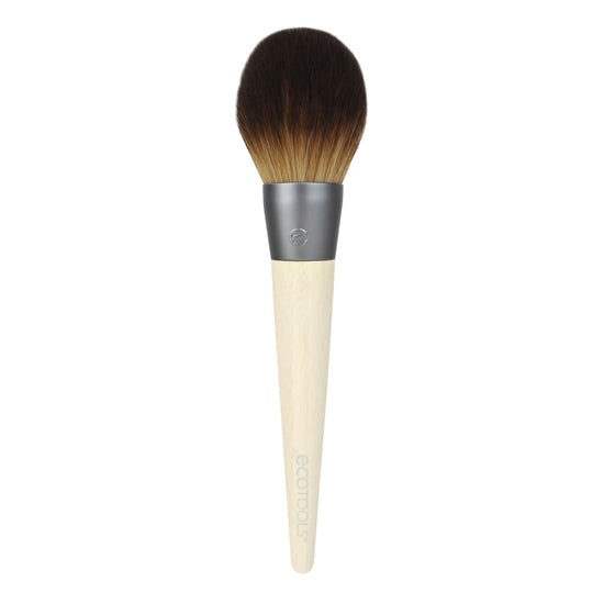 EcoTools Full Powder Brush - Pennello per il trucco con testina ampia e morbida per cipria compatta