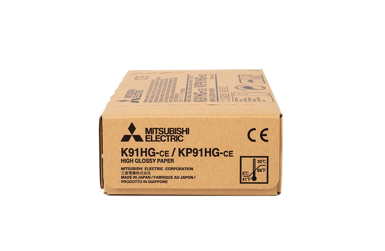 Mitsubishi Electric KP91HG-CE Carta Termica 110mm x 18m - 4 Rotoli in Scatola