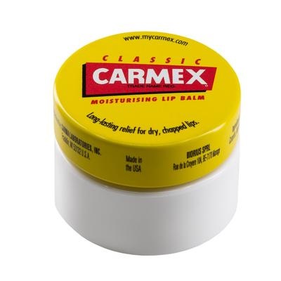 CARMEX Balsamo Labbra Classico 7,5 g - Sollievo per labbra secche e screpolate, formula idratante con burro di cacao