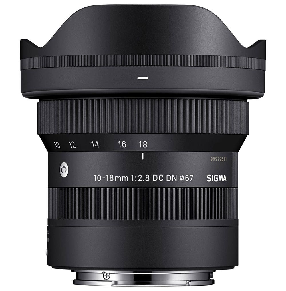 Sigma 10-18mm F2.8 DC DN Contemporary Obiettivo Grandangolare per Sony E-mount - Leggero, Compatto e Tropicalizzato