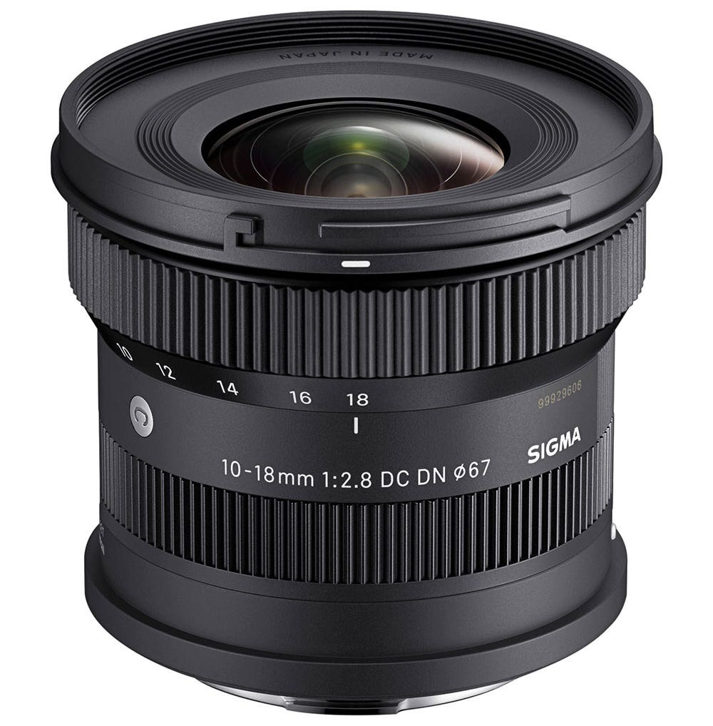 Sigma 10-18mm f/2.8 DC DN Contemporary - Obiettivo grandangolare L-Mount per fotocamere APS-C