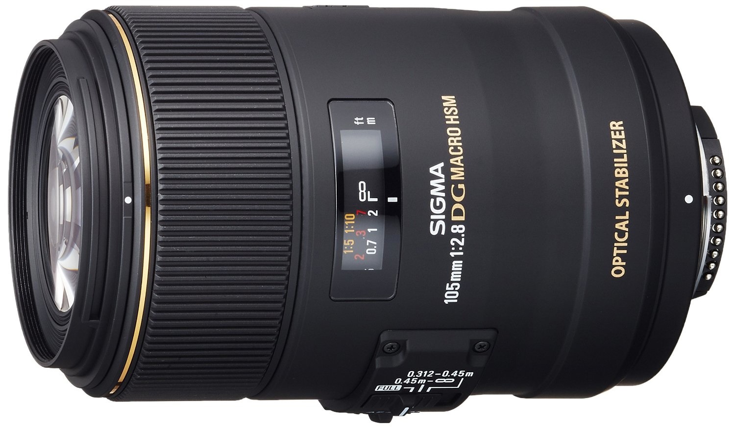 Sigma 105mm F2.8 EX DG OS HSM Macro SLR Obiettivi macro Nero