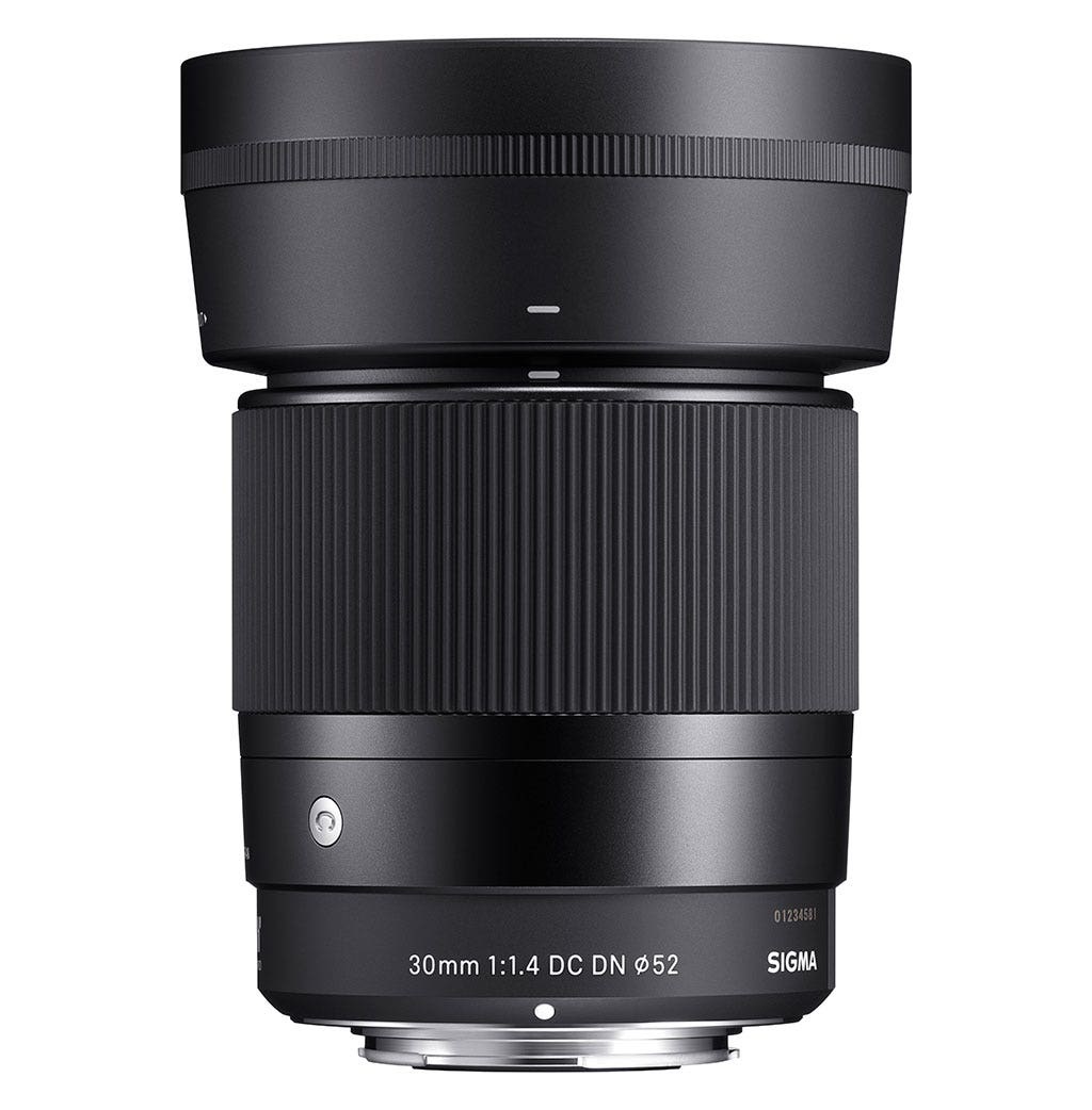 Sigma 30mm F1.4 DC DN Contemporary - Obiettivo Standard Canon RF, Apertura f/1.4, per Fotocamere Mirrorless APS-C