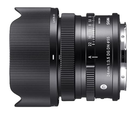 Sigma 24mm F3.5 DG DN Contemporary - Obiettivo L-Mount con autofocus ad alta velocità e struttura resistente a polvere e spruzzi