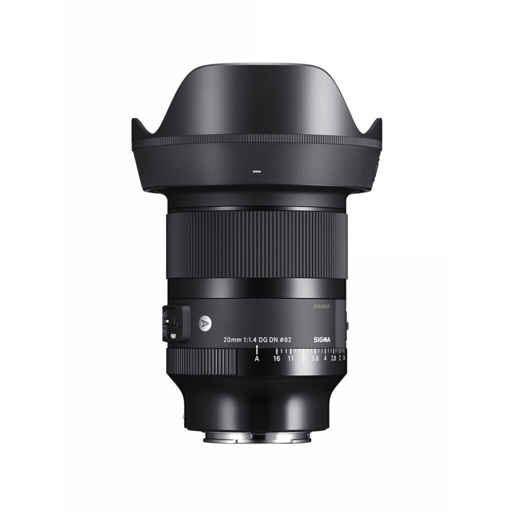 Sigma 20mm F1.4 DG DN Art L-Mount - Obiettivo grandangolare luminoso per fotocamere mirrorless full-frame