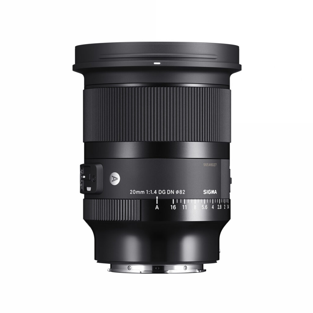 Sigma 20mm F1.4 DG DN Art L-Mount - Obiettivo grandangolare luminoso per fotocamere mirrorless full-frame