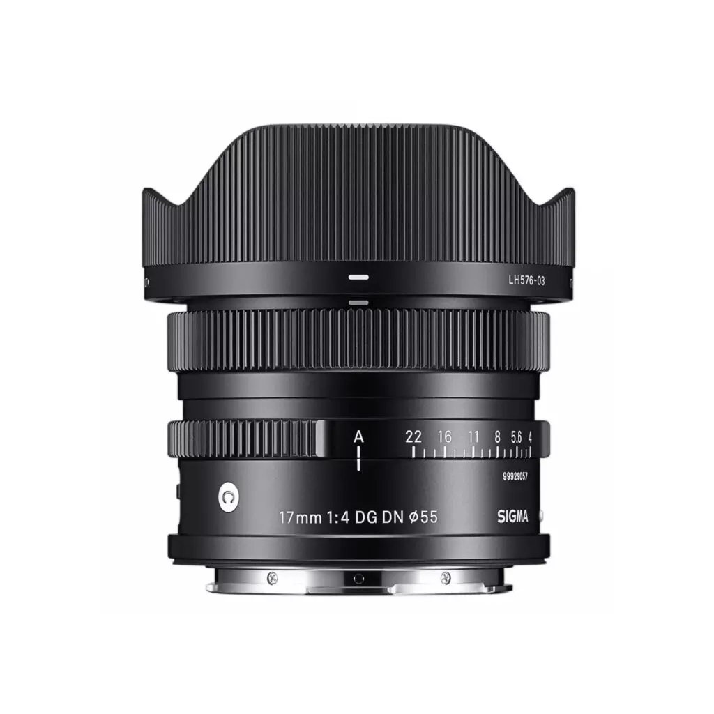 Sigma 17mm F4 DG DN Contemporary Obiettivo Grandangolare L-Mount - Eccellente Qualità e Design Ultracompatto
