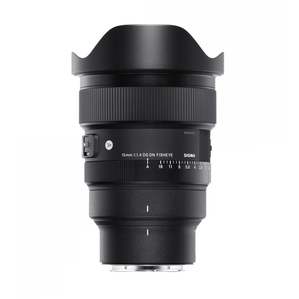 Sigma 15mm F1.4 DG DN Diagonale Fisheye | Obiettivo L-Mount con Apertura f/1.4 e Angolo di Campo di 180°