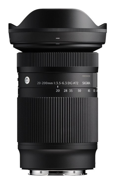 Sigma 20-200mm F3.5-6.3 DG Contemporary L-Mount Obiettivo Full-Frame Nero - Zoom All-in-One per Paesaggi e Sport