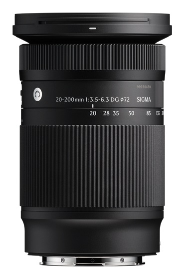 Sigma 20-200mm F3.5-6.3 DG Contemporary L-Mount Obiettivo Full-Frame Nero - Zoom All-in-One per Paesaggi e Sport