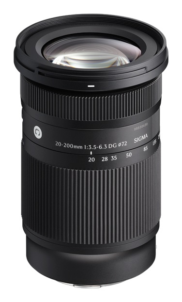 Sigma 20-200mm F3.5-6.3 DG Contemporary L-Mount Obiettivo Full-Frame Nero - Zoom All-in-One per Paesaggi e Sport