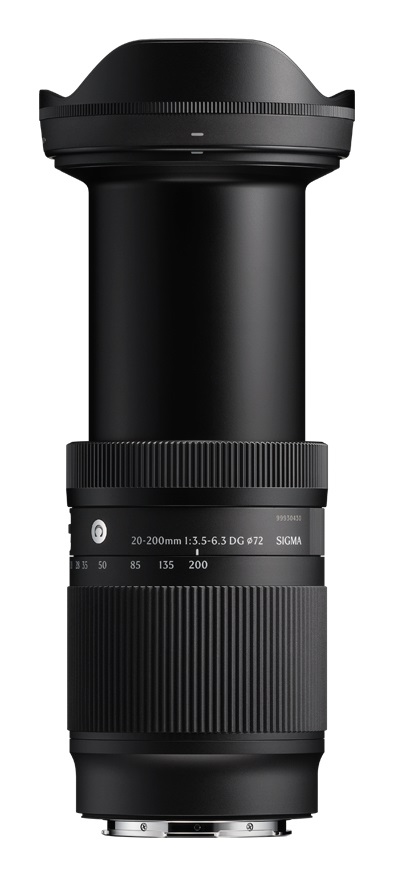 Sigma 20-200mm F3.5-6.3 DG Contemporary L-Mount Obiettivo Full-Frame Nero - Zoom All-in-One per Paesaggi e Sport