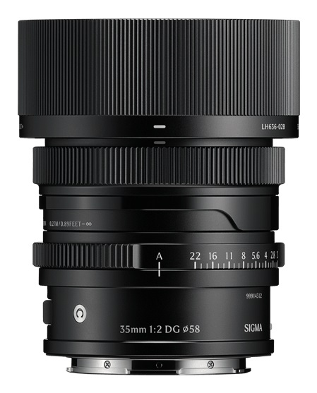 SIGMA 35mm f/2 DG Contemporary - Obiettivo in metallo con autofocus ultraveloce per Sony E