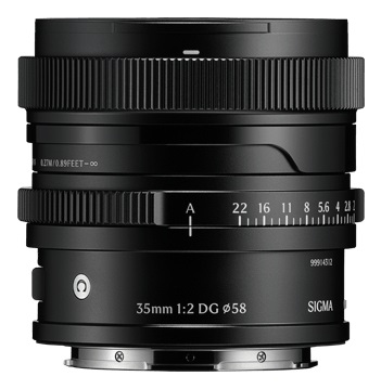 SIGMA 35mm f/2 DG Contemporary - Obiettivo in metallo con autofocus ultraveloce per Sony E