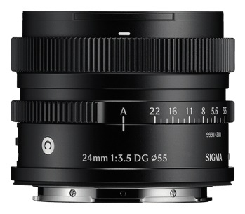 Sigma Obiettivo Grandangolare 24mm f/3.5 DG Contemporaneo L-Mount - Nero, Messa a Fuoco Automatica e Struttura in Metallo