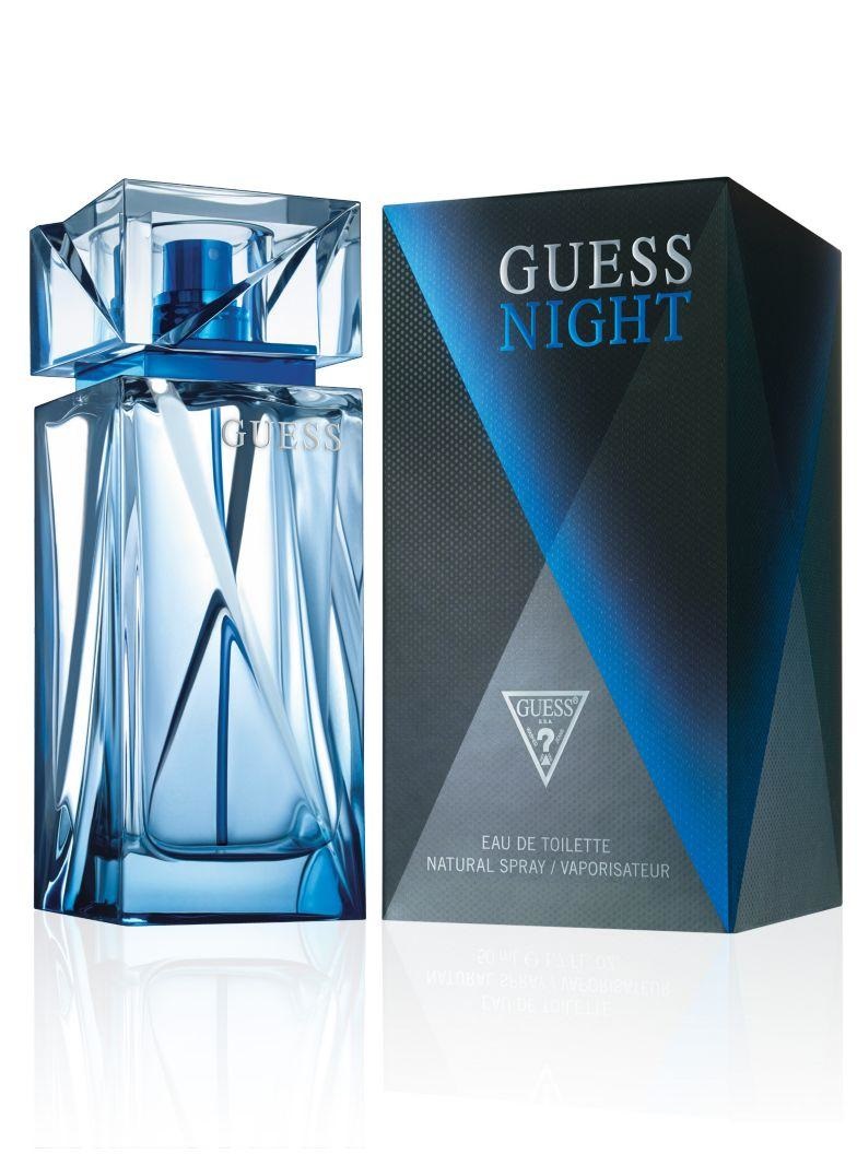 GUESS Night Eau de Toilette Uomo 100 ml - Fragranza Legnosa con Note di Pepe, Pompelmo e Elemi