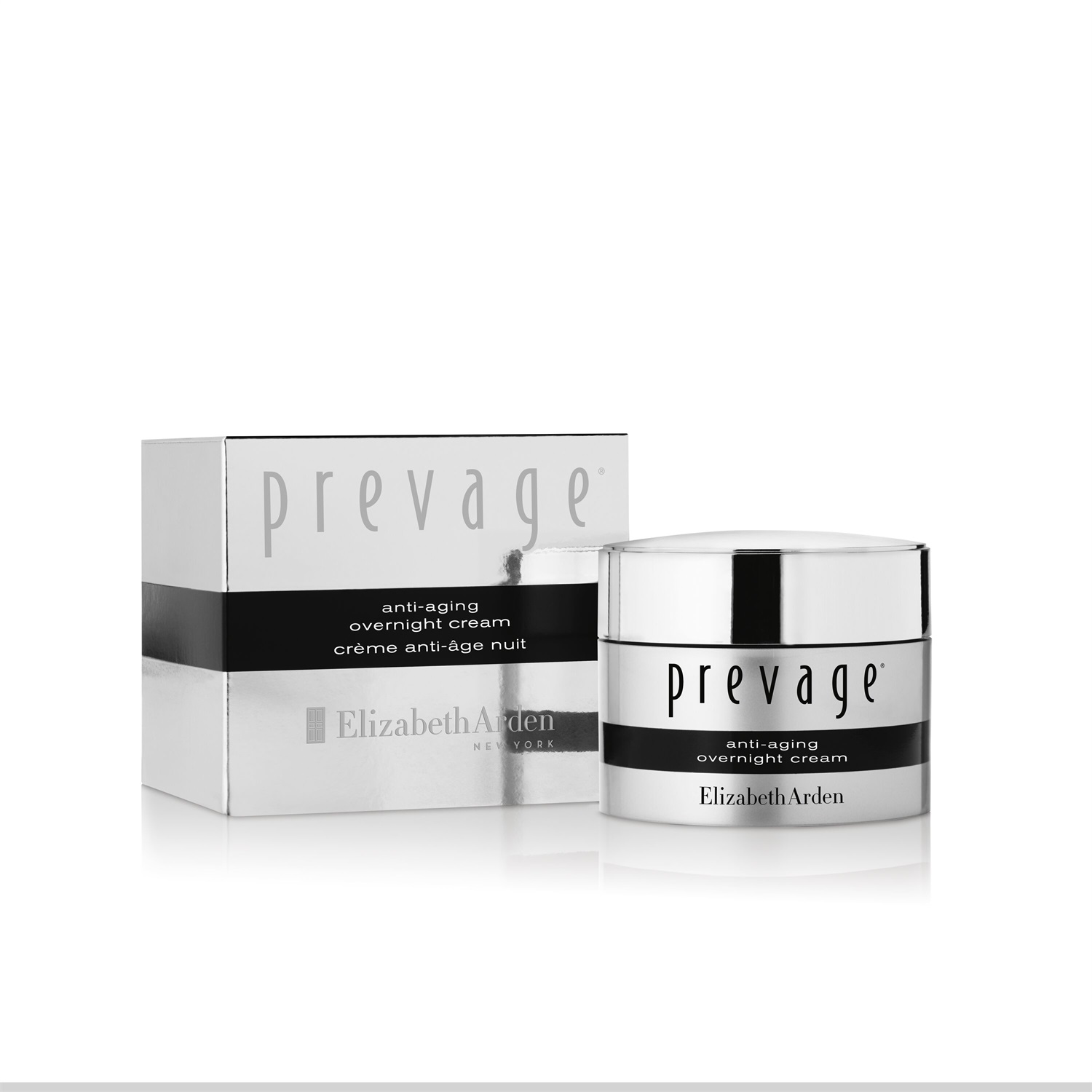 Elizabeth Arden Prevage Anti-Aging Overnight Cream 50ml - Crema Notte Idratante con Idebenone per il Trattamento dei Segni dell'Invecchiamento