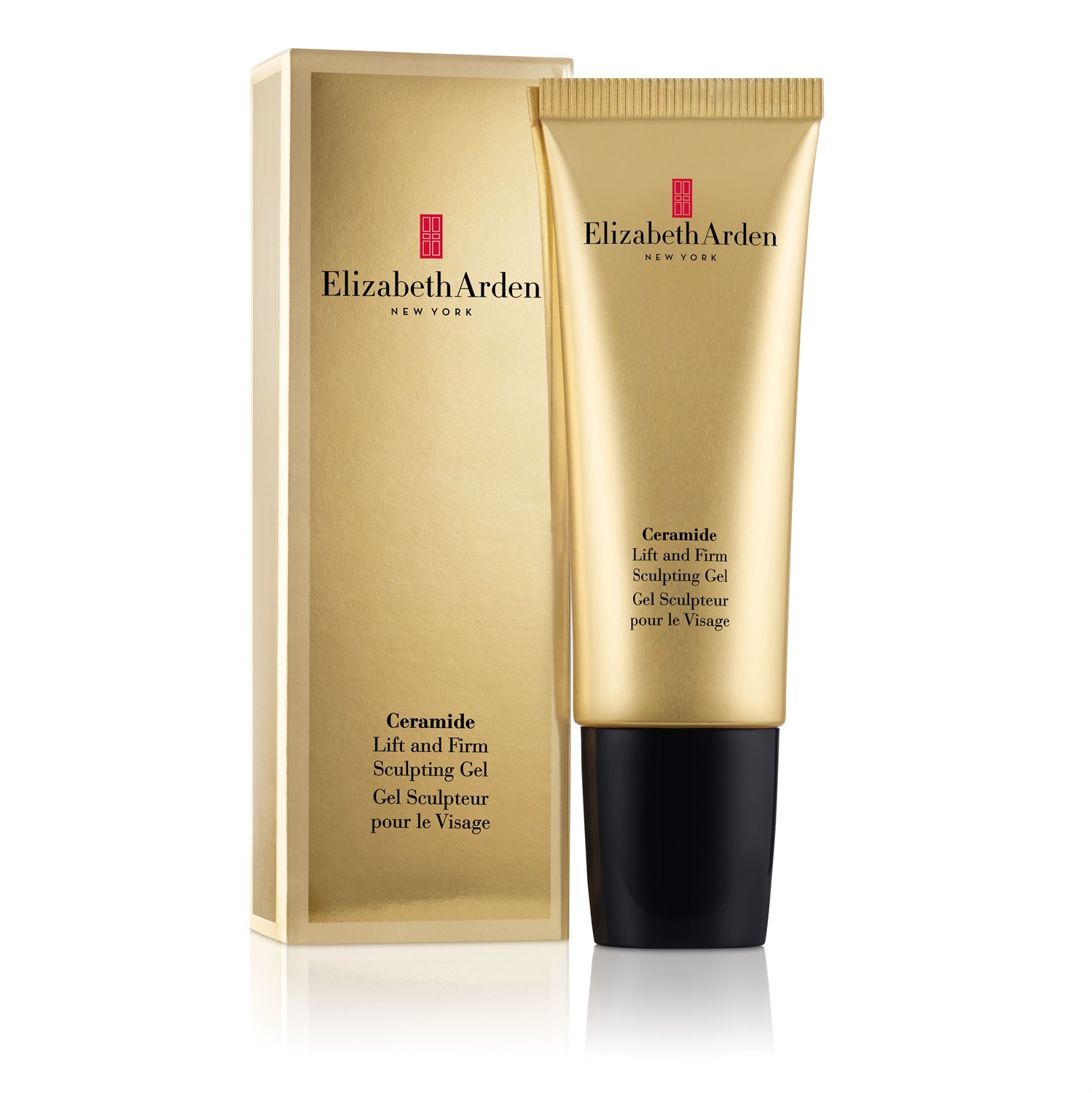 Elizabeth Arden Ceramide Lift and Firm Sculpting Gel 50 ml - Gel Leggero e Invisibile per Contorni del Viso Tonici e Giovani