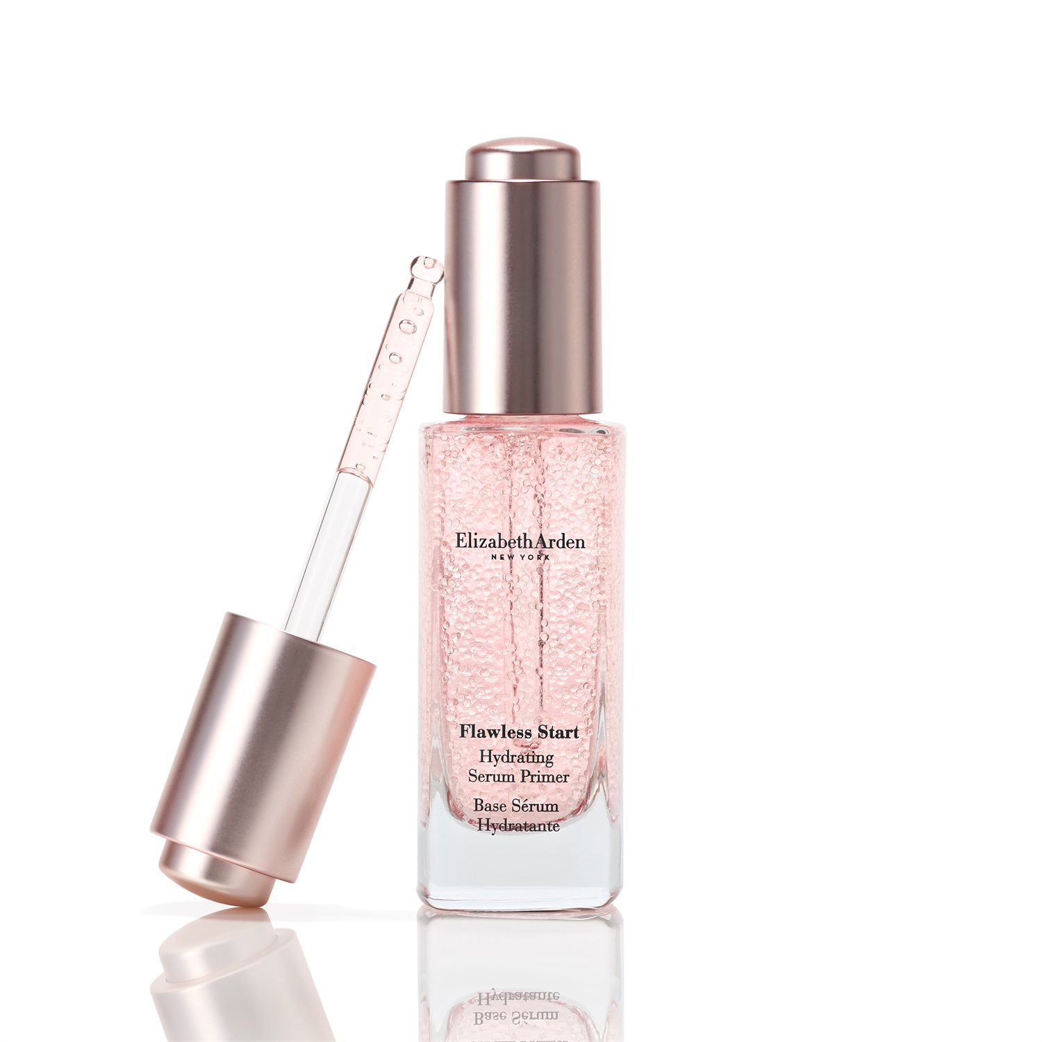 Elizabeth Arden Flawless Start Hydrating Serum Primer 25 ml - Siero e Primer 2 in 1 con Acido Ialuronico e Tecnologia Microfluidica