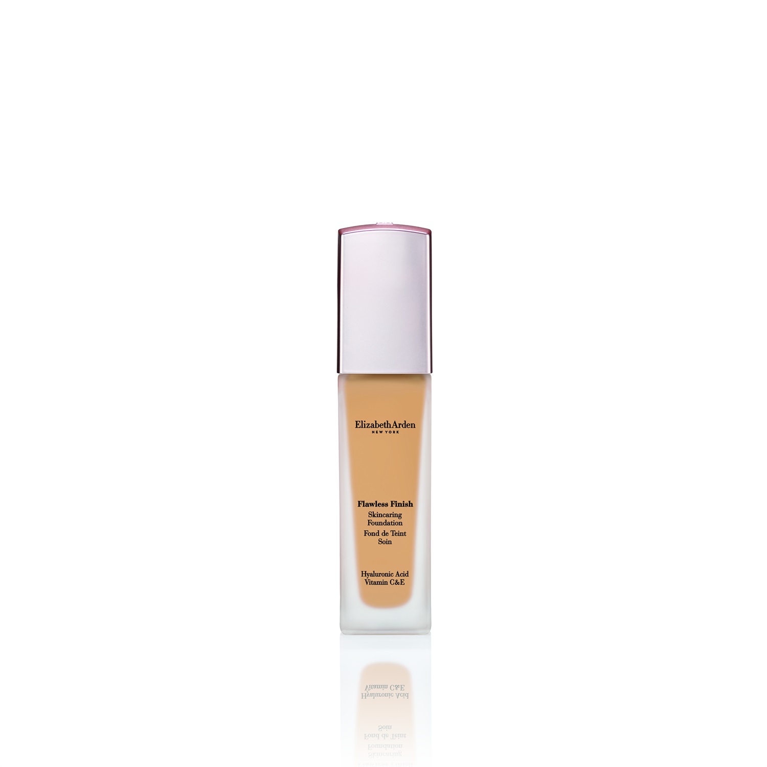 Elizabeth Arden Flawless Finish Skincaring Foundation 310C 30ml - Fondotinta idratante con acido ialuronico, vitamine C ed E, coprenza fino a 24 ore