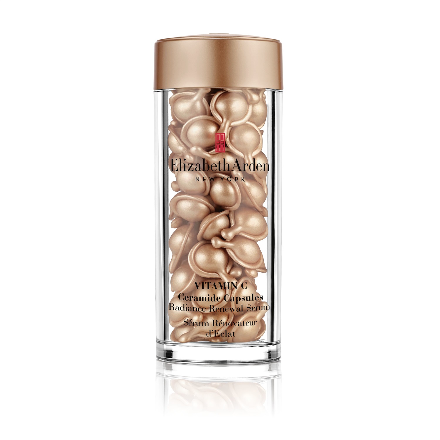 Elizabeth Arden Vitamin C Ceramide Capsules Radiance Renewal Serum - Siero Illuminante Antietà, 60 Capsule