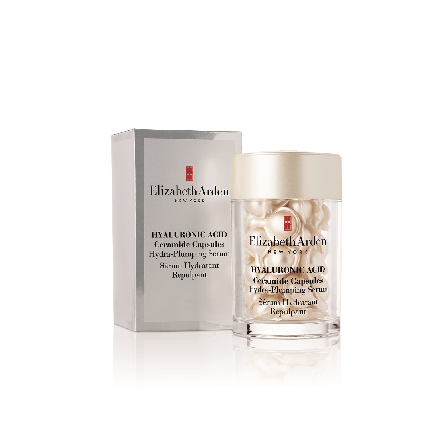 Elizabeth Arden Siero Viso Rimpolpante con Acido Ialuronico e Ceramidi - 30 Capsule Monouso