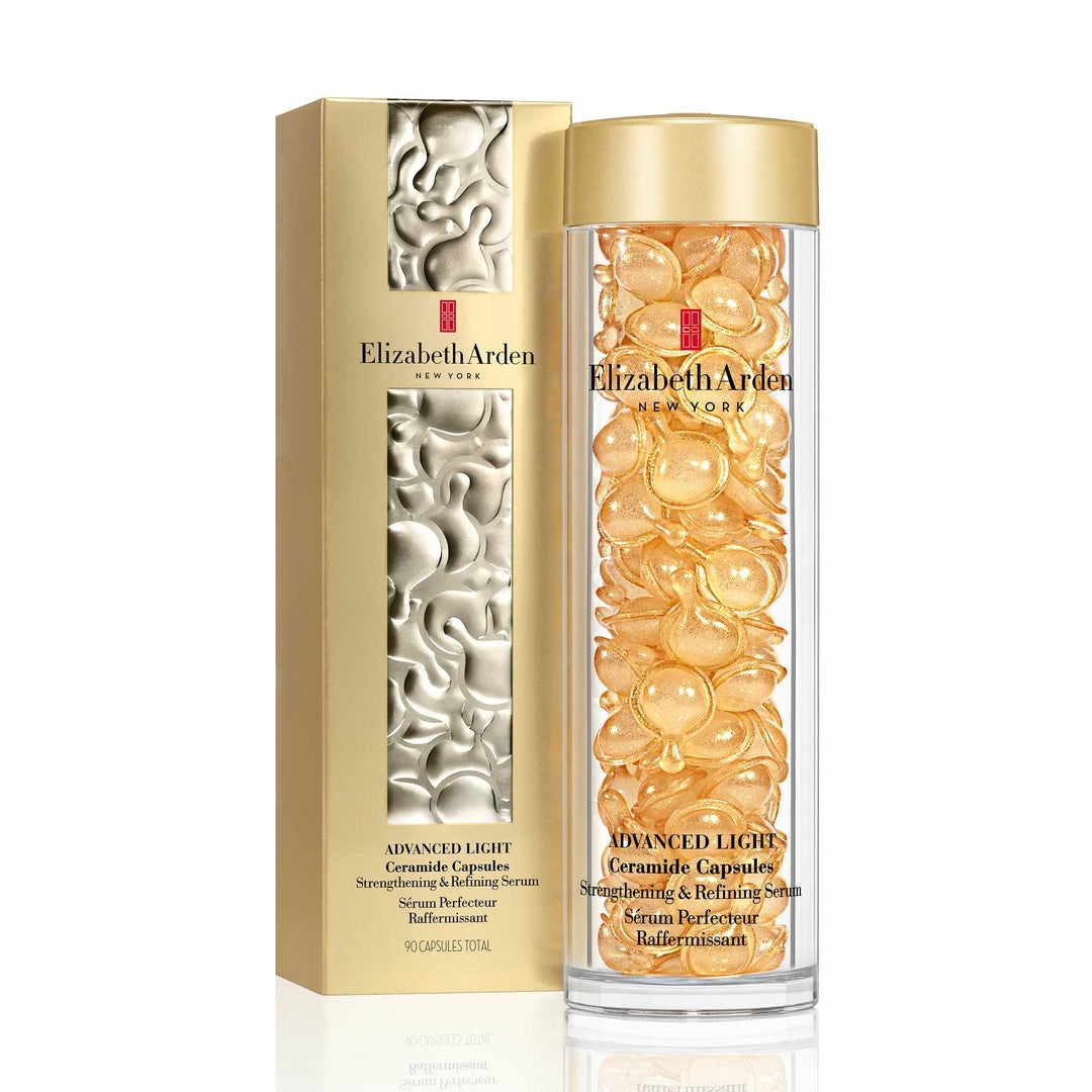 Elizabeth Arden Advanced Light Ceramide Capsules - Siero Viso Rinforzante e Perfezionante, 90 Capsule