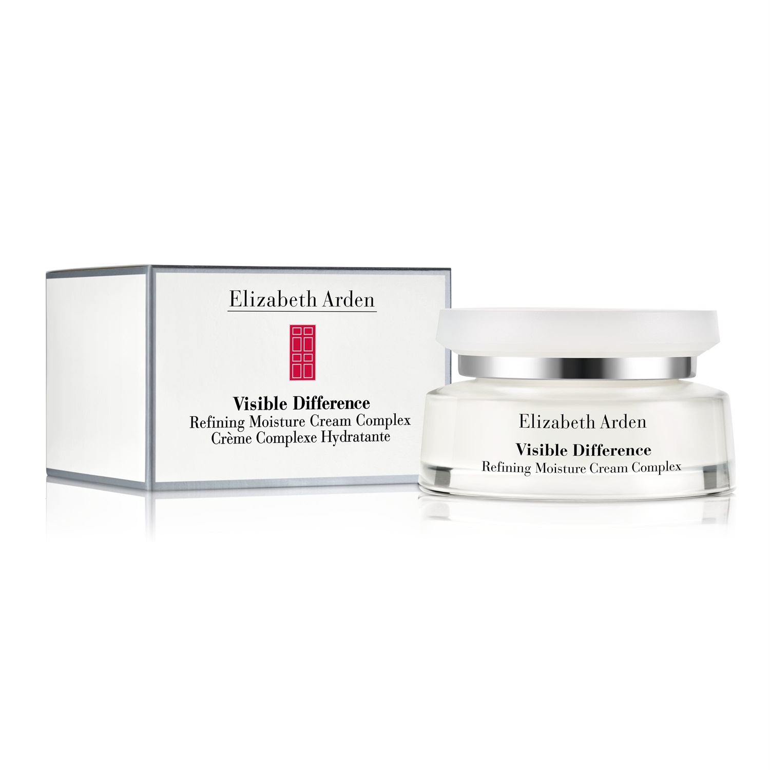 Elizabeth Arden Visible Difference Refining Moisture Cream Complex - Crema Viso Idratante 75 ml con Formula Emolliente e Protettiva
