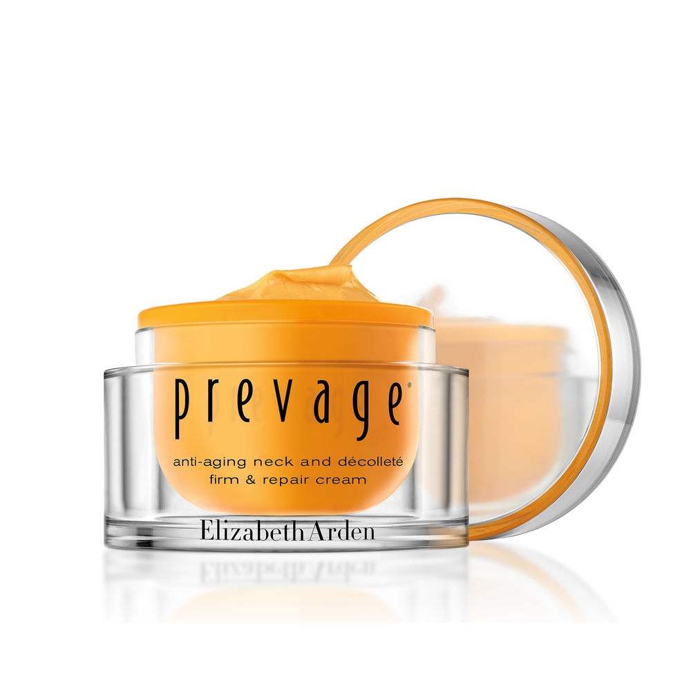 Elizabeth Arden Prevage Anti-Aging Neck and Décolleté Firm & Repair Cream 50 ml - Trattamento Rassodante con Idebenone e Vitamina A