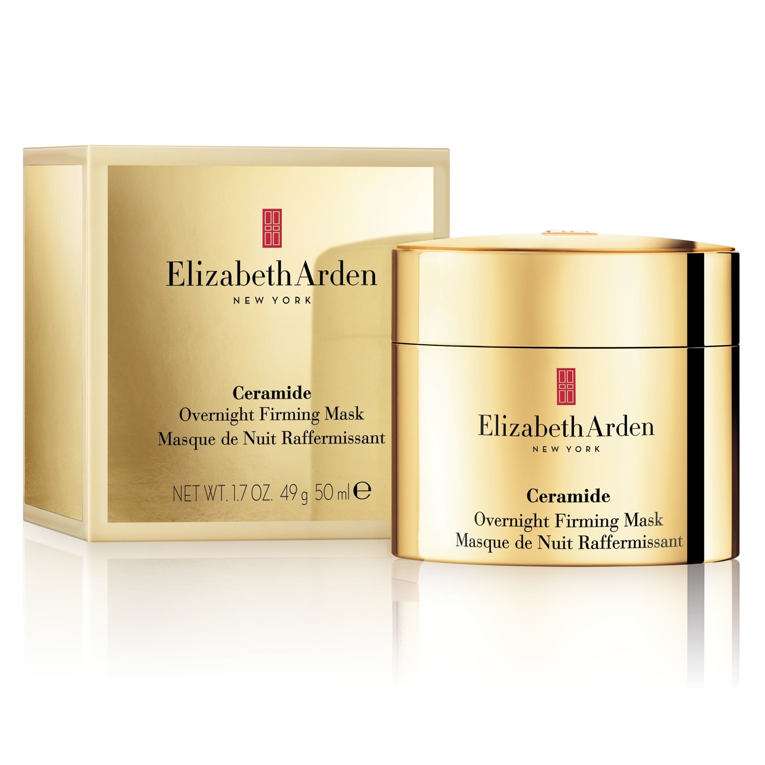 Elizabeth Arden Ceramide Overnight Firming Mask 50ml - Crema Rassodante Notturna con Ceramidi Essenziali per Pelle Elastico e Fresca