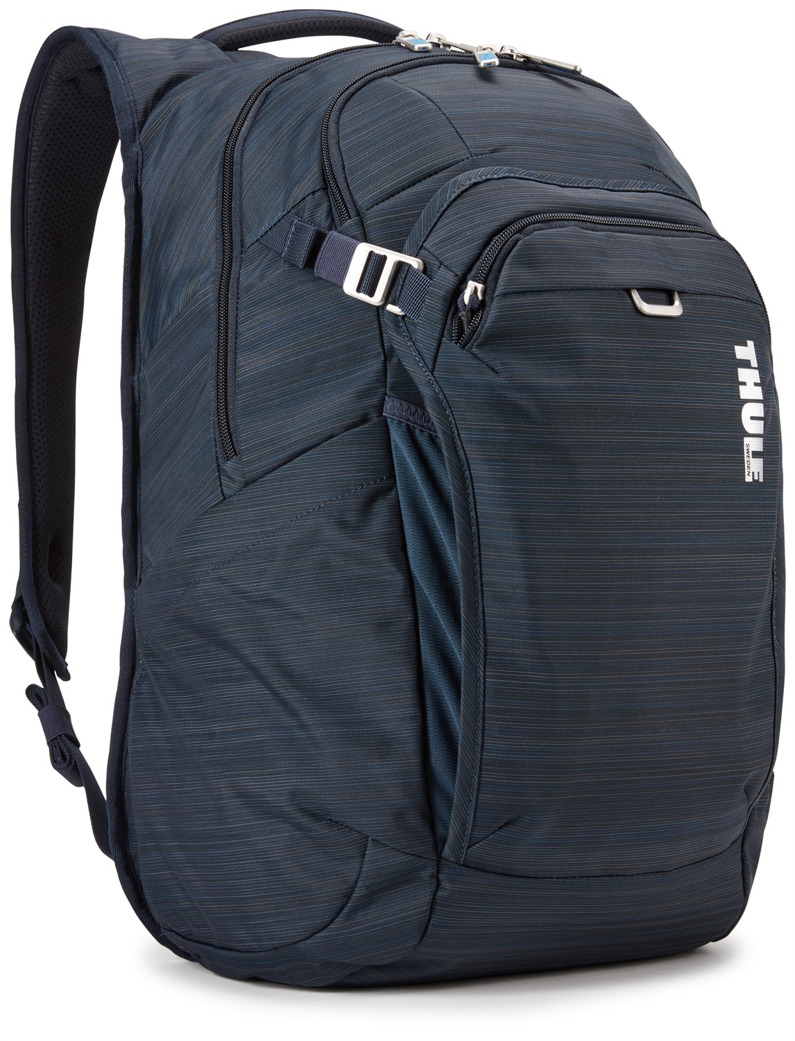 Thule Zaino Construct 24L Carbon Blue Nylon - Scomparto per laptop fino a 15,6 pollici, Resistente all'acqua
