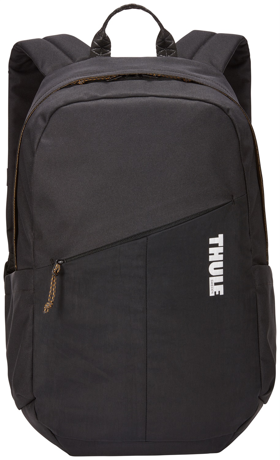 Thule Notus Backpack - Zaino Nero in Poliestere Riciclato e Nylon, Scompartimento Imbottito per Laptop fino a 15 pollici, Volume 20L