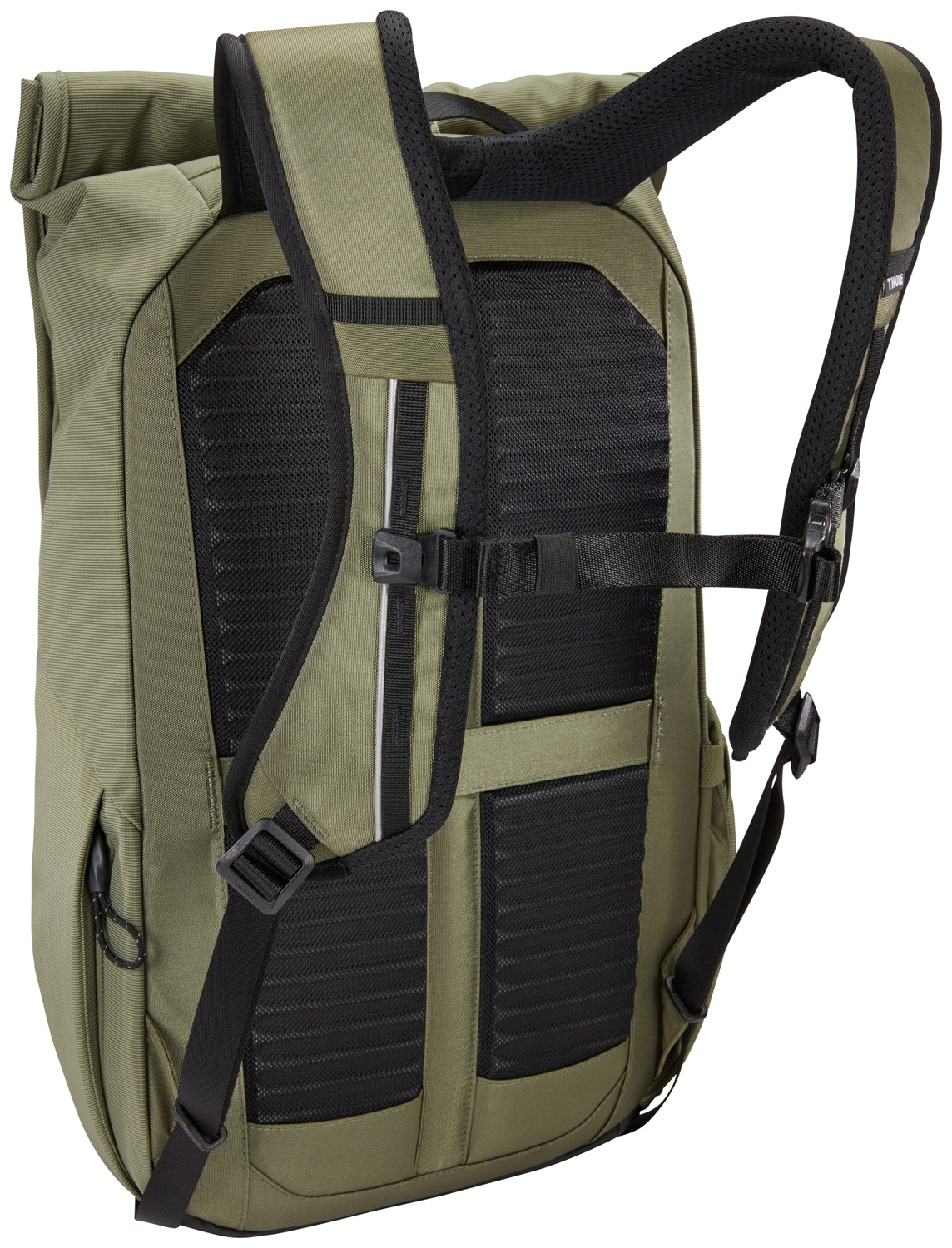 Thule Paramount Zaino Unisex Olivine - Chiusura Roll-Top, Scomparto per Laptop, 18L