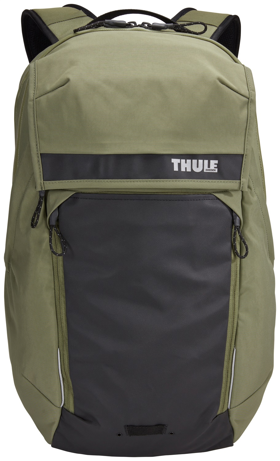 Thule Paramount Commuter Backpack 27L - Olivine, Zaino Casual Unisex in Nylon Impermeabile con Chiusura Roll-Top e Tasca per Telefono