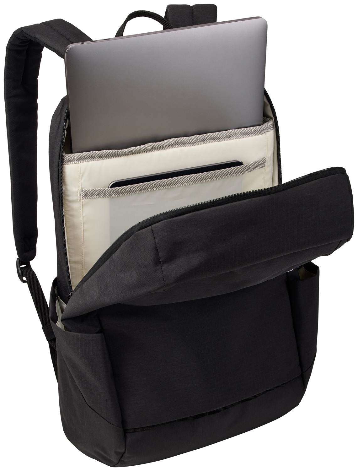 Thule Lithos TLBP216 - Zaino Casual Nero in Poliestere 20L con Scompartimento per Notebook fino a 16