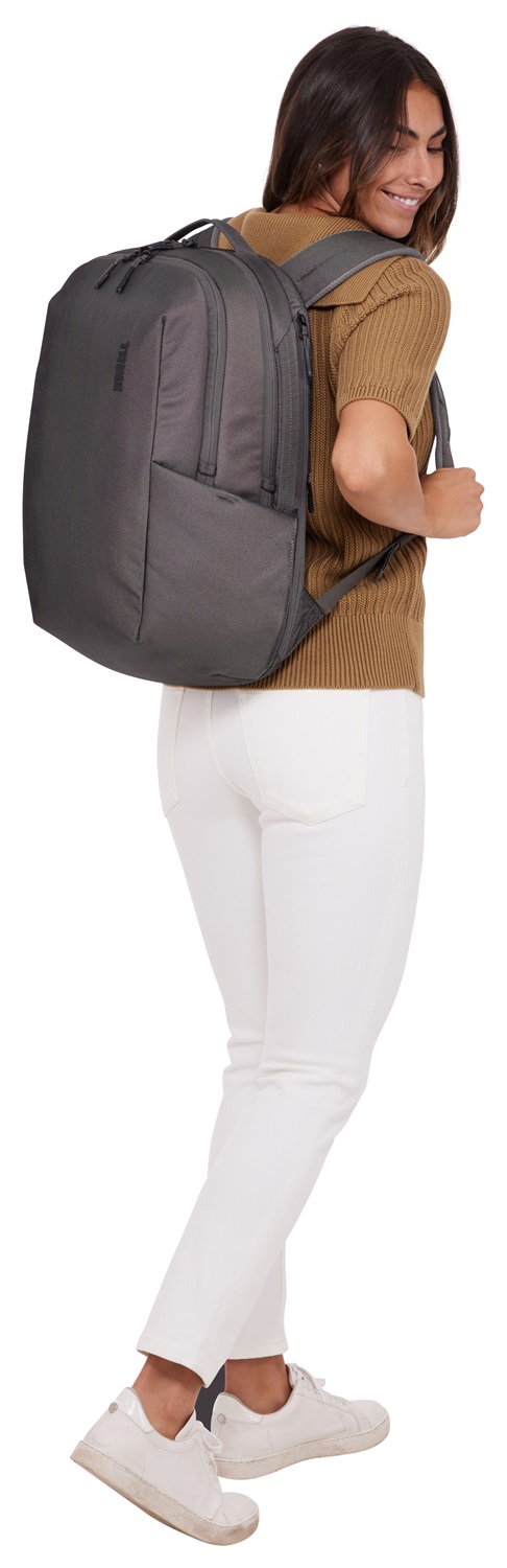 Thule Subterra 2 Zaino da Giorno 27L - Vetiver Gray, Nylon, Scomparto per Laptop, Unisex