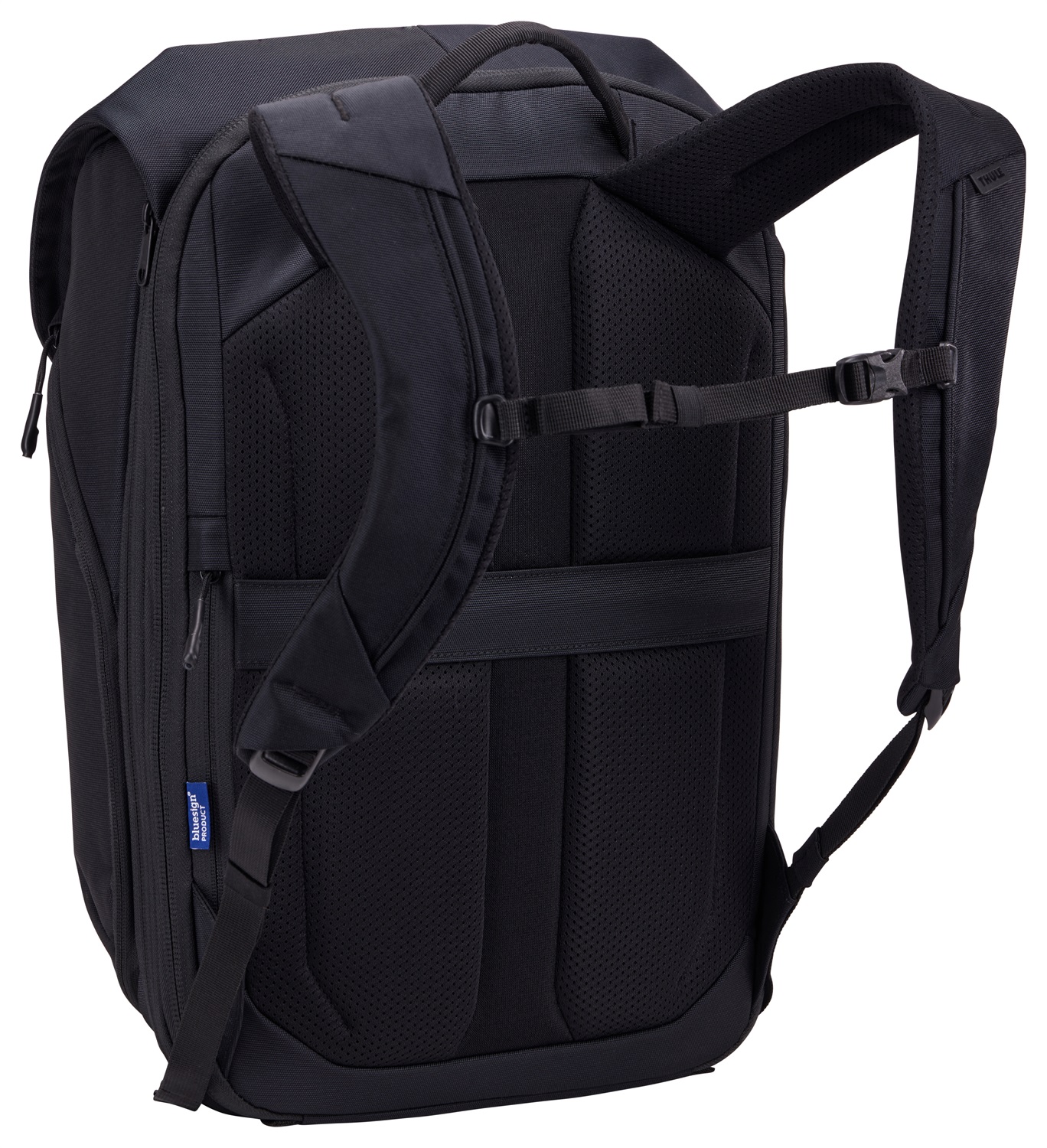 Thule Subterra 2 Zaino da Viaggio Nero in Poliestere, Capacità 26L Espandibile a 32L, Scomparto per Laptop da 16