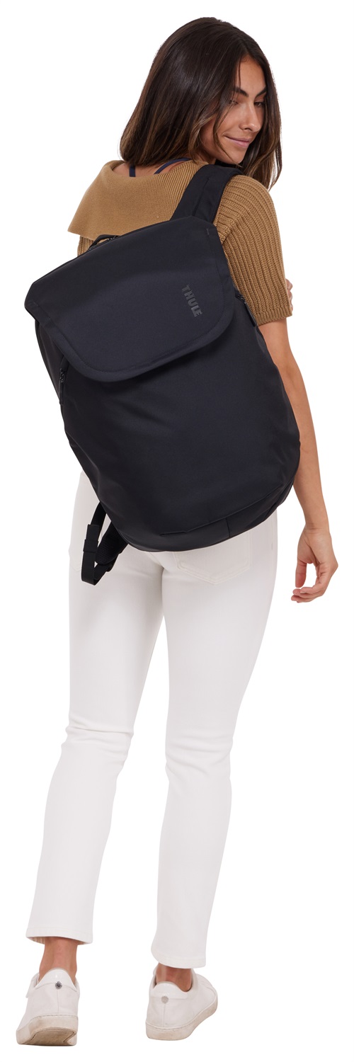 Thule Subterra 2 Zaino da Viaggio Nero in Poliestere, Capacità 26L Espandibile a 32L, Scomparto per Laptop da 16