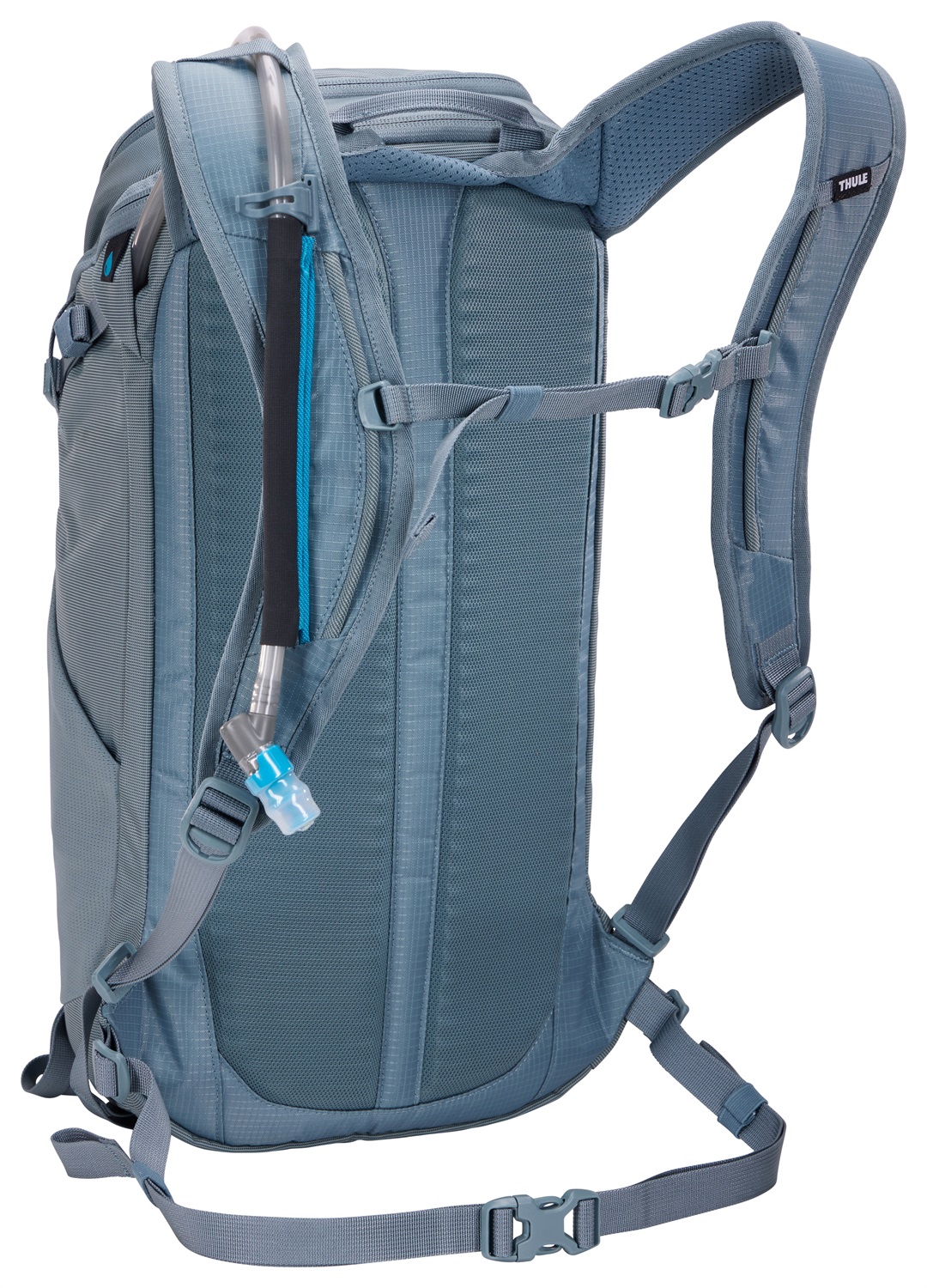 Thule Alltrail Zaino Idrico 16L Pond Gray - Zaino da viaggio in poliestere con cinghia sul torace e cintura lombare