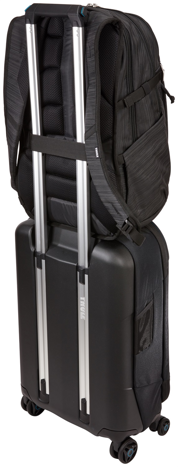 Thule Construct Backpack 28L - Zaino da viaggio Nero in Nylon con scompartimento per laptop 15.6 pollici