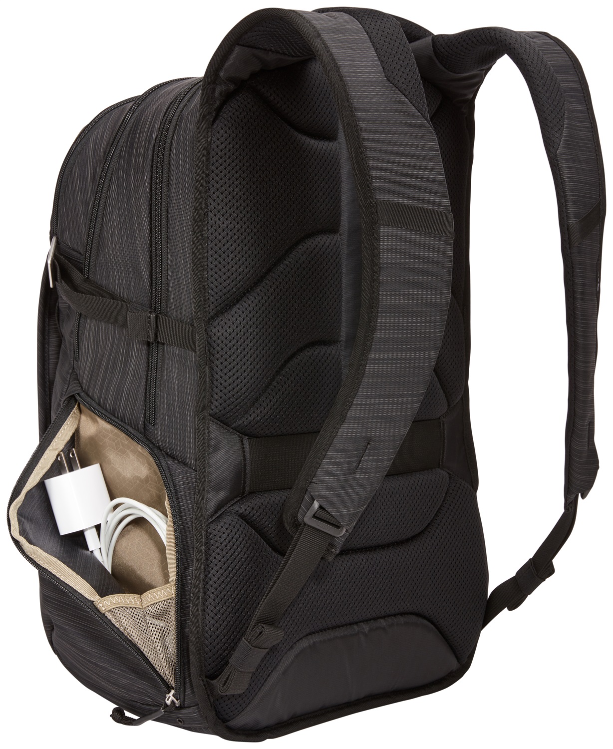 Thule Construct Backpack 28L - Zaino da viaggio Nero in Nylon con scompartimento per laptop 15.6 pollici