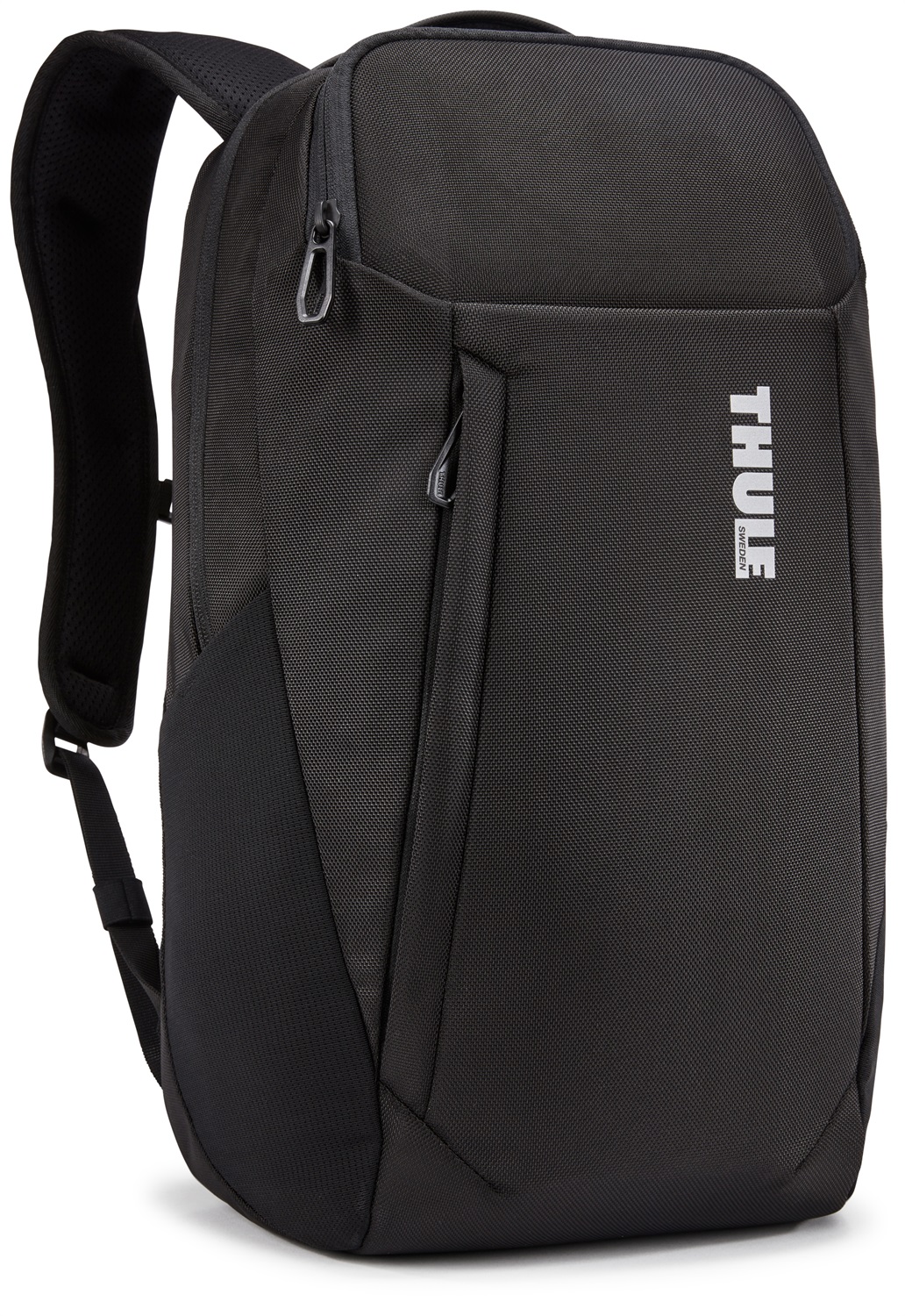 Thule Accent TACBP2115 Zaino da Viaggio 20L Nero in Poliestere Riciclato con Cerniere YKK e Spallacci Regolabili